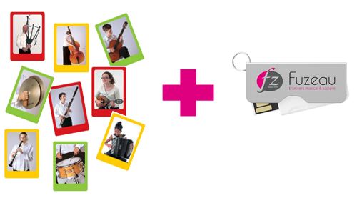 CARTES + CLÉ USB ENTRÉE DE SITE 